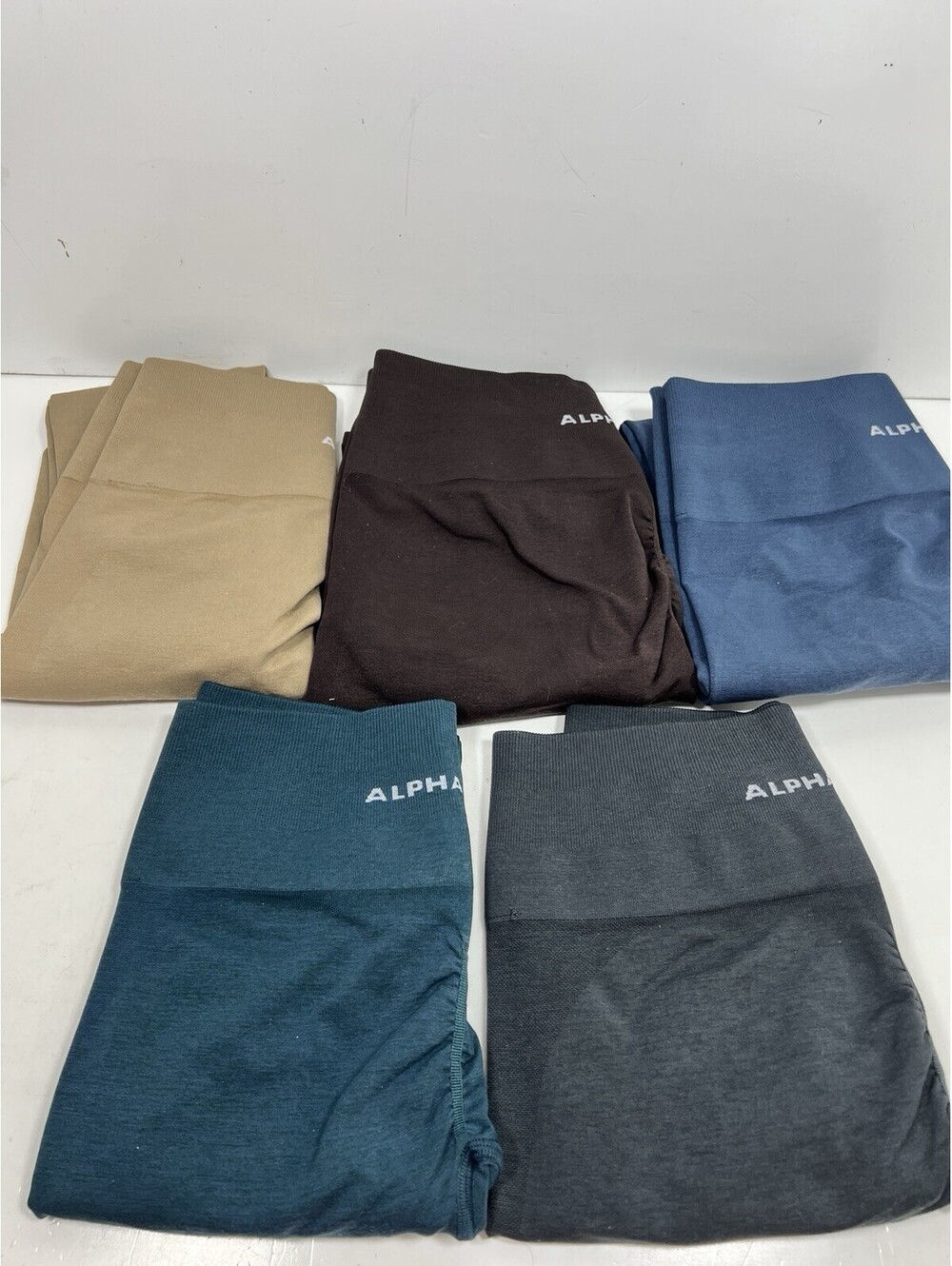 Alphalete Compression Workout Active Leggings Sz M Lot Of 5  See Pics